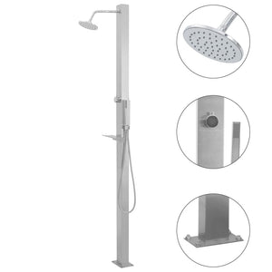 NNEVL Outdoor Shower Stainless Steel Straight