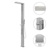 NNEVL Outdoor Shower Stainless Steel Square