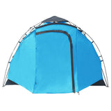 NNEVL Pop Up Camping Tent 3 Person Blue