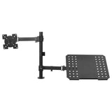 NNEVL Monitor Laptop Dual Desk Mount Bracket 13"-23"