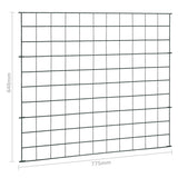 NNEVL Pond Fence Set 77.5x64 cm Green