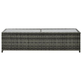 NNEVL 4 Piece Garden Lounge Set with Cushions Poly Rattan Anthracite