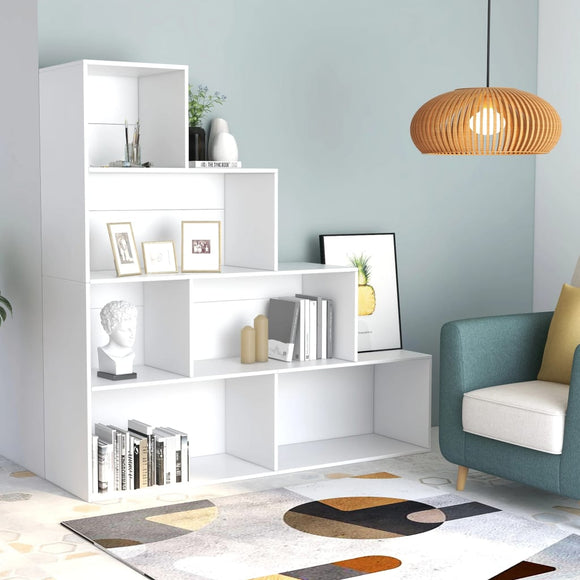 NNEVL Book Cabinet/Room Divider White 155x24x160 cm Chipboard
