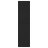 NNEVL Book Cabinet/Room Divider Black 155x24x160 cm Chipboard