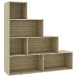 NNEVL Book Cabinet/Room Divider Sonoma Oak 155x24x160 cm Chipboard