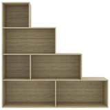NNEVL Book Cabinet/Room Divider Sonoma Oak 155x24x160 cm Chipboard