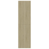 NNEVL Book Cabinet/Room Divider Sonoma Oak 155x24x160 cm Chipboard