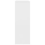 NNEVL Sideboard with 6 Drawers White 50x34x96 cm Chipboard