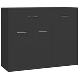 NNEVL Sideboard Grey 88x30x70 cm Engineered Wood