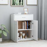 NNEVL Sideboard White 60x30x75 cm Chipboard