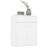 NNEVL Sideboard White 60x30x75 cm Chipboard