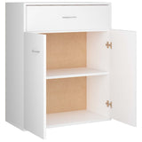 NNEVL Sideboard White 60x30x75 cm Chipboard