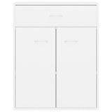 NNEVL Sideboard White 60x30x75 cm Chipboard