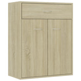 NNEVL Sideboard Sonoma Oak 60x30x75 cm Chipboard