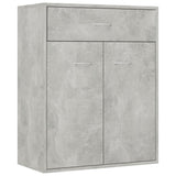 NNEVL Sideboard Concrete Grey 60x30x75 cm Engineered Wood