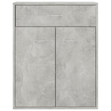 NNEVL Sideboard Concrete Grey 60x30x75 cm Engineered Wood