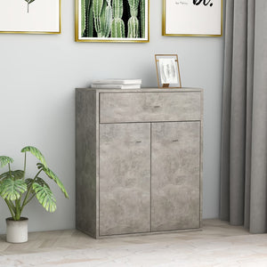 NNEVL Sideboard Concrete Grey 60x30x75 cm Engineered Wood