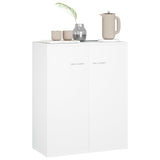 NNEVL Sideboard White 60x30x75 cm Chipboard