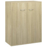 NNEVL Sideboard Sonoma Oak 60x30x75 cm Chipboard