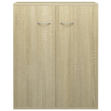 NNEVL Sideboard Sonoma Oak 60x30x75 cm Chipboard