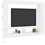NNEVL TV Cabinet White 152x22x113 cm Engineered Wood