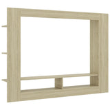 NNEVL TV Cabinet Sonoma Oak 152x22x113 cm Chipboard