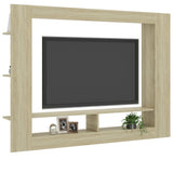 NNEVL TV Cabinet Sonoma Oak 152x22x113 cm Chipboard