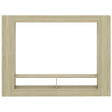 NNEVL TV Cabinet Sonoma Oak 152x22x113 cm Chipboard