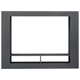 NNEVL TV Cabinet High Gloss Grey 152x22x113 cm Chipboard