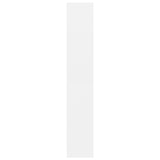 NNEVL 4-Tier Book Cabinet White 40x24x142 cm Engineered Wood
