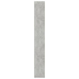 NNEVL 5-Tier Book Cabinet Concrete Grey 40x24x175 cm Chipboard