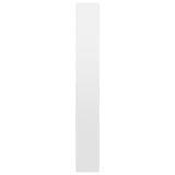 NNEVL 5-Tier Book Cabinet High Gloss White 40x24x175 cm Engineered Wood