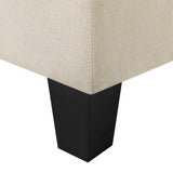 NNEVL 2-Seater Sofa Cream Fabric