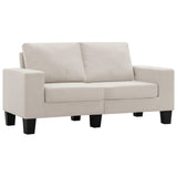 NNEVL 2-Seater Sofa Cream Fabric