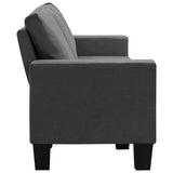 NNEVL 4-Seater Sofa Dark Grey Fabric