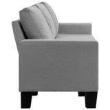 NNEVL 5-Seater Sofa Light Grey Fabric
