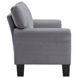 NNEVL 2-Seater Sofa Light Grey Fabric