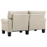 NNEVL 2-Seater Sofa Cream Fabric