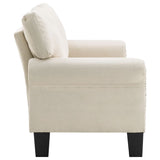 NNEVL 2-Seater Sofa Cream Fabric