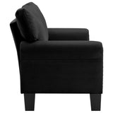 NNEVL 2-Seater Sofa Black Fabric