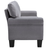 NNEVL 3-Seater Sofa Light Grey Fabric