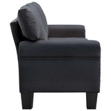 NNEVL 3-Seater Sofa Dark Grey Fabric