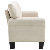NNEVL 3-Seater Sofa Cream Fabric