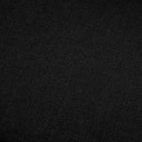 NNEVL 3-Seater Sofa Black Fabric