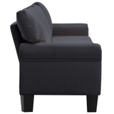 NNEVL 5-Seater Sofa Dark Grey Fabric