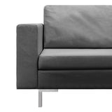 NNEVL 5 Piece Sofa Set Fabric Dark Grey