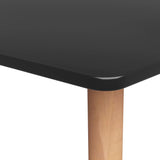 NNEVL Bar Table Black 120x60x105 cm