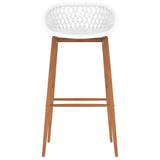 NNEVL Bar Chairs 4 pcs White