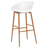 NNEVL Bar Chairs 4 pcs White