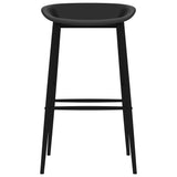 NNEVL Bar Chairs 4 pcs Black